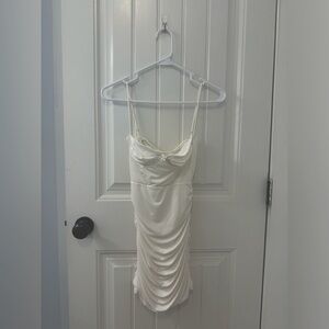 Lucy in the Sky white/cream bodycon corset dress XXS